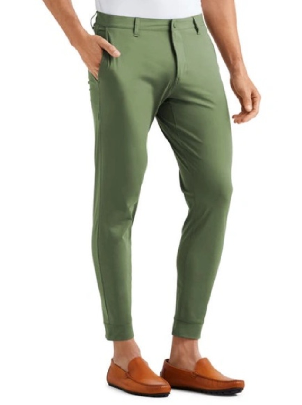 Rhône Commuter Slim Fit Joggers Mens size 31 in Green